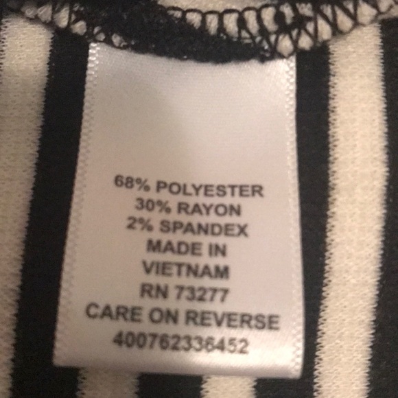 ELLE Striped Pendulum Top Size Large - Picture 8 of 8